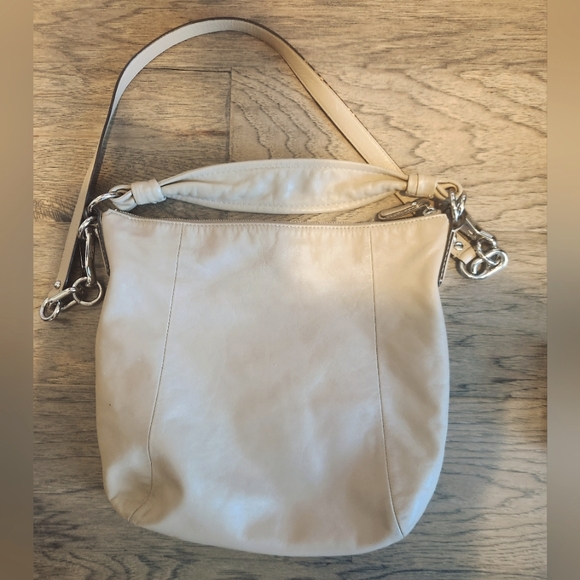 Women's Coach 3-pc Cream Leather Shoulder Bag Set - Picture 10 of 10